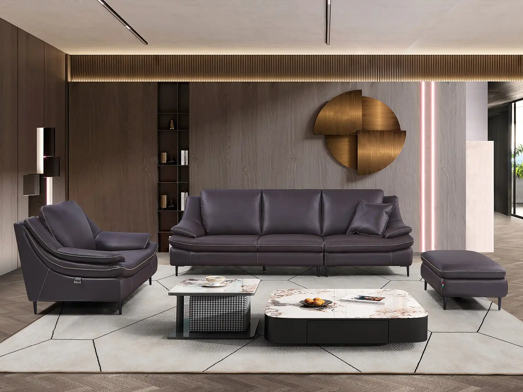 Do leather sofas scratch easily?